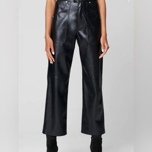 🔥NWT 🔥VEGEN 🔥LEATHER 🔥WIDE 🔥LEG 🔥PANTS